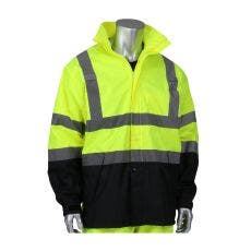 [SA-353-1200LY] Viz™ ANSI Type R Class 3 Value All Purpose Waterproof Jacket, Hi-Vis Yellow