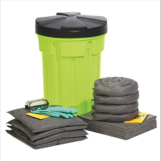 Spilltech Universal 65-Gallon Hi-Viz OverPack Drum Spill Kit 