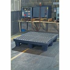 Spilltech 4-Drum Spill Pallet With Drain