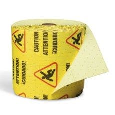 Spilltech Caution Mat Roll, 150' L x 15" W ,Units/Pkg 1, Medium Weight