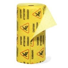 Spilltech Caution Mat Roll, 150' L x 30" W ,Units/Pkg 1, Heavy Weight