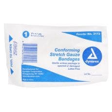 2" x 4.1 yd Sterile Conforming Gauze, Wrapped