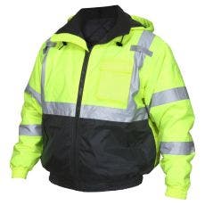 [SA-VBBQCL3L] Luminator Two Tone Bomber Jacket