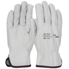 [A-9110] Economy Top Grain Sheepskin Leather Drivers Glove with Aramid Blended Lining