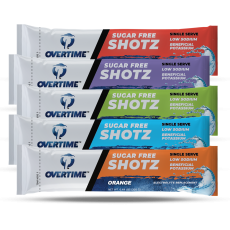 [SP-OT-55-400] Overtime™ Single Serve Shotz Electrolyte Replacement for 16.9 fl oz Bottle 80 Each/PK, 5 PK/CS