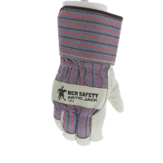 [A-1965] Artic Jack® Premium Grain Pigskin Insulated Leather Palm Work Gloves 2.5-Inch Rubberized Safety Cuff Thermosock® Lined