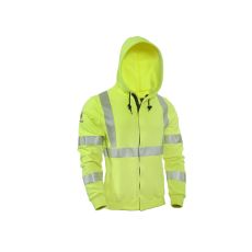 [SA-SWSHEZC3] DriFire FR Hi-Viz Zip Front Sweatshirt- Type R Class 3