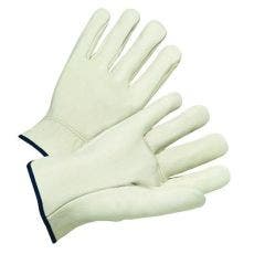 Anchor Brand Quality Grain Cowhide Leather Driver Gloves