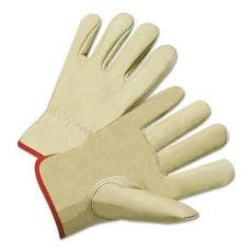 Anchor Brand Standard Grain Cowhide Leather Driver Gloves