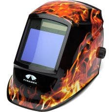 Auto Darkening Helmet - Flame