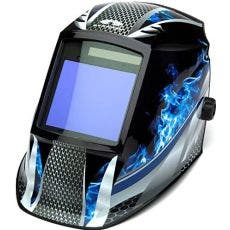 Auto Darkening Helmet - Fire Metal