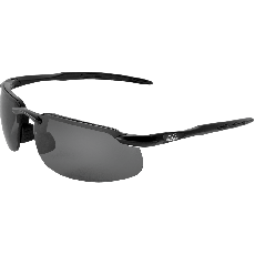 Bullhead Swordfish Safety Glass, Smoke Anti-Fog Lens, Matte Black Frame