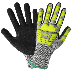 [A-CIA186MF] Vise Gripster® C.I.A. Cut and Impact Resistant Nitrile-Coated Tuffalene® Gloves