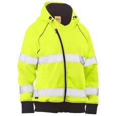 [SA-323W6819T] Bisley® ANSI Type R Class 2 Women's Contoured Full Zip Hooded Sweatshirt with Sherpa Lining