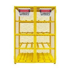 Combo Gas Cylinder Manual Close Cabinet, Capacity of 12