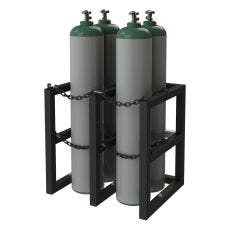 Gas Cylinder Rack for 4 Vertical Cylinders