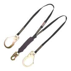 [FP-UFL201721] 6' Twin Leg 100% Tie-off Arc Flash Rated SAL with (1) snap hook and (2) rebar hooks
