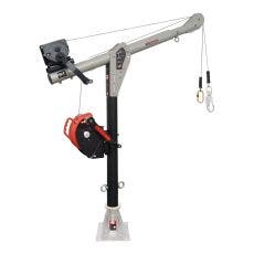 [FP-UFT551021DK] Megadavit™ Floor Mount Deluxe Kit. Includes Floor Mount Column Mast Receiver, 54 in. Column Mast, 3 ft. Cantilever Boom Arm with Winch Bracket, 60 ft. 3-way Rescue Retrieval SRL-R with Mounting Bracket, and 60 ft. Material / Personnel Win