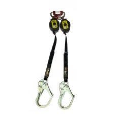 Miller MTL-OHW2-22/11FT TurboLite+ Twin-Leg SRL with Steel Locking Rebar Hook (11 ft.)